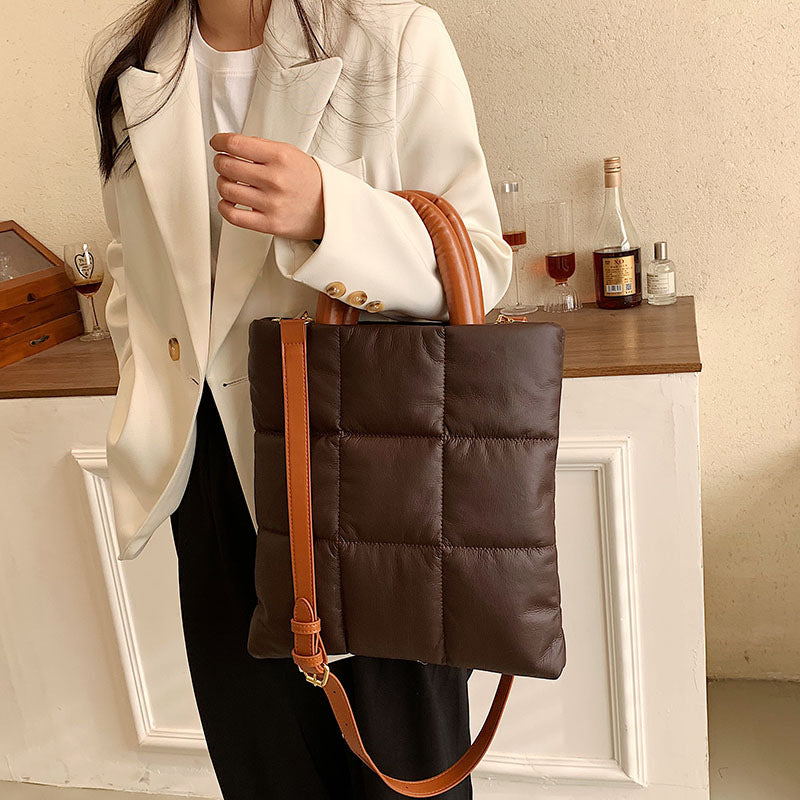 Fashion Down Puffer Bag for Women