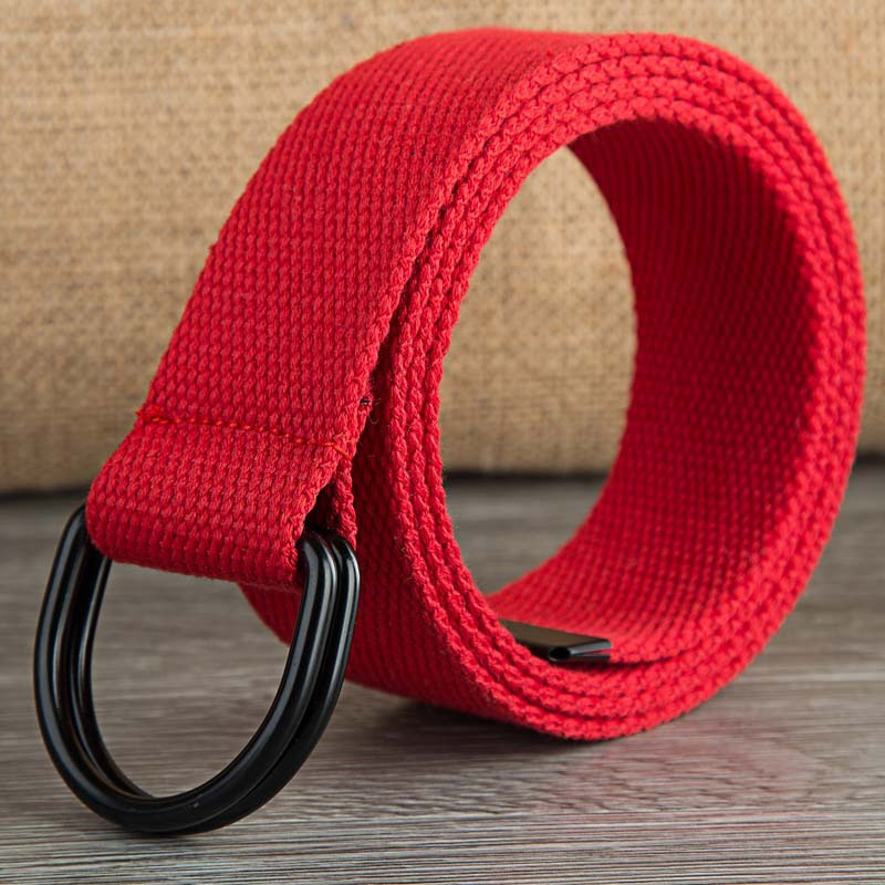 Double-Ring Fabric Belt – Unisex