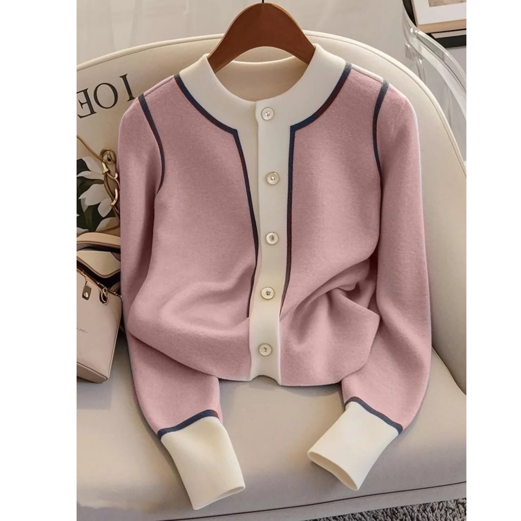 Cold Series Short Sweater Coat for Women