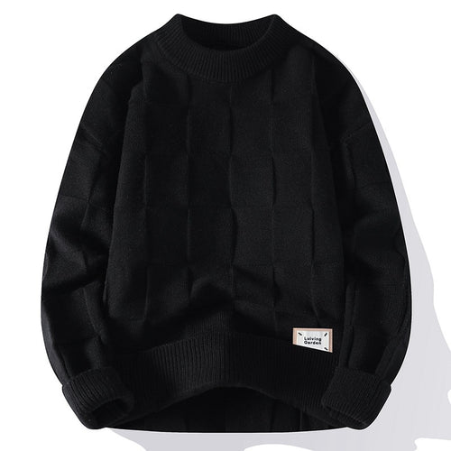 Casual Crew-Neck Sweater for Men