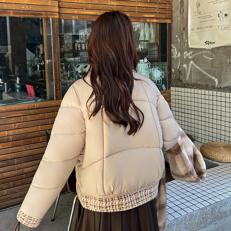 Western-Style Slim Fit Warm Short Coat