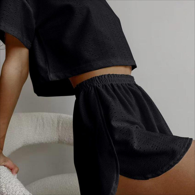 2-Piece Casual Hollow Outfit