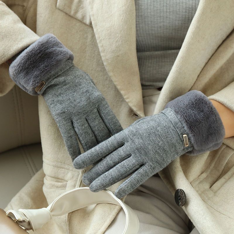 Women’s Cashmere Winter Gloves with Thermal Velvet Lining