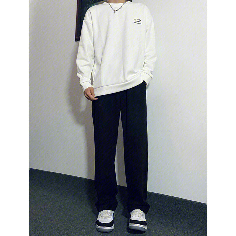 Simple All-matching Straight Sports Pants Men