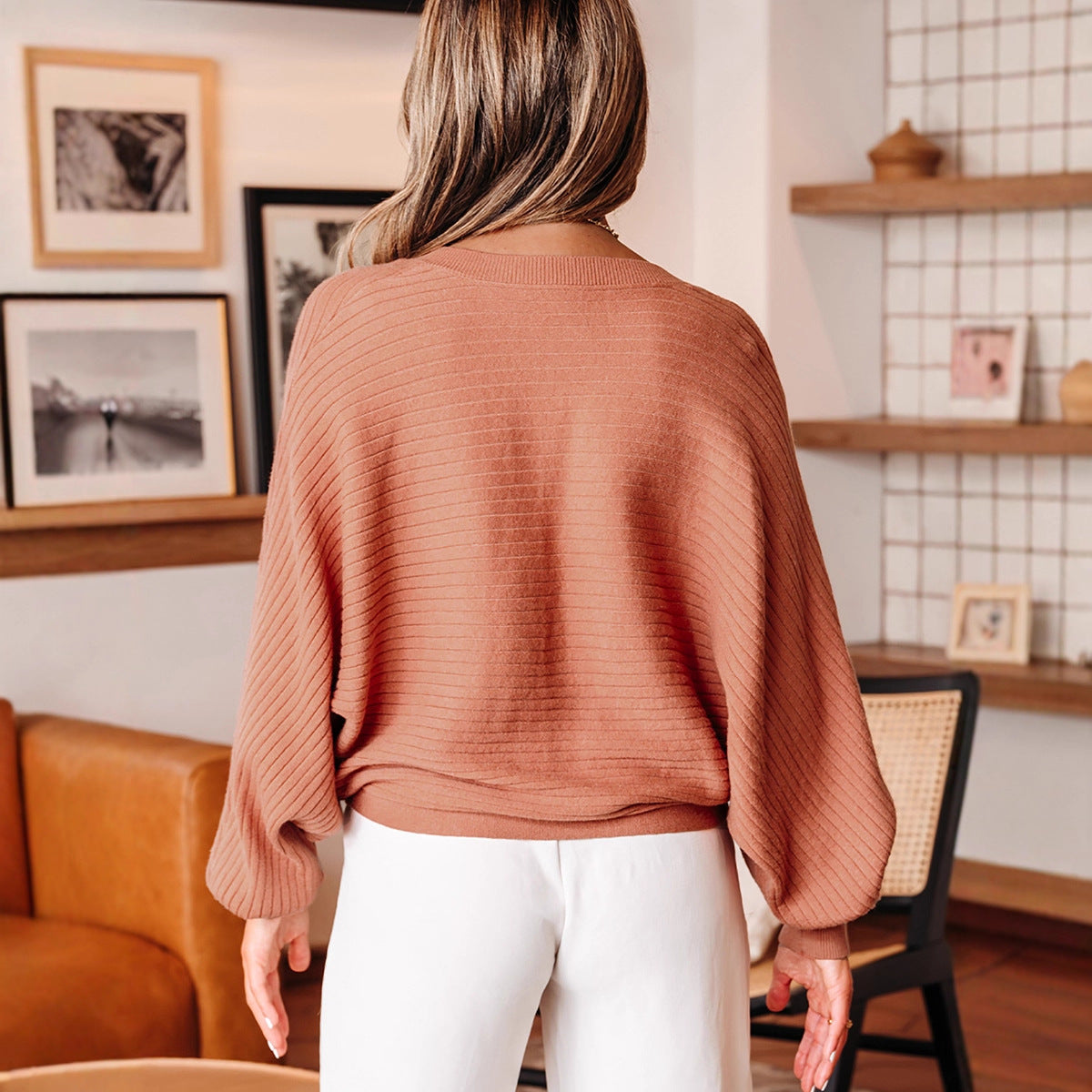 Loose-Fit Multi-Button Cardigan for Women