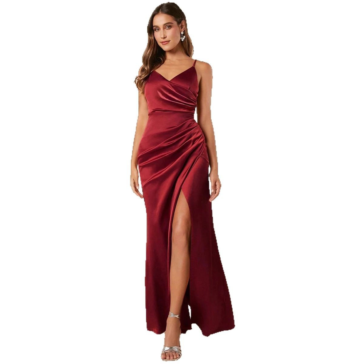 Spring/Summer Satin Slip Dress for Women