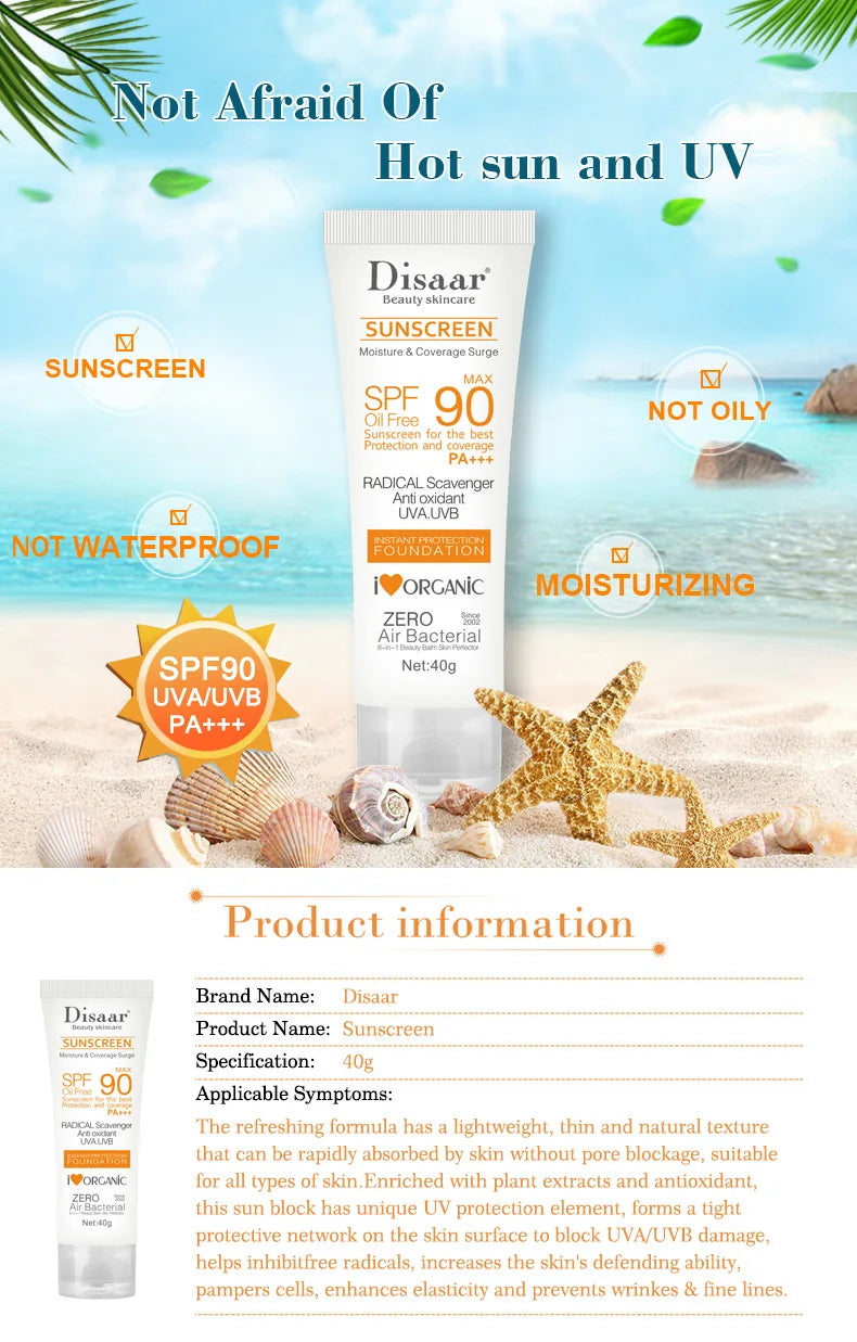 Luxury SPF90 Whitening & Protective Sunscreen