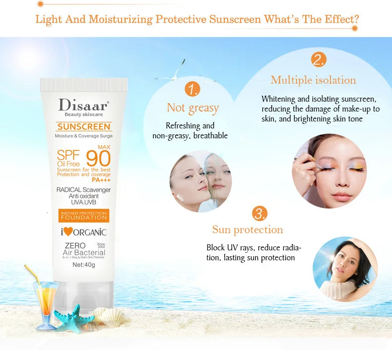 Luxury SPF90 Whitening & Protective Sunscreen