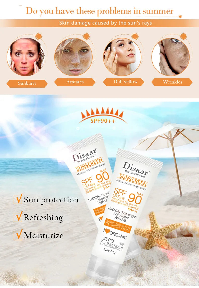 Luxury SPF90 Whitening & Protective Sunscreen