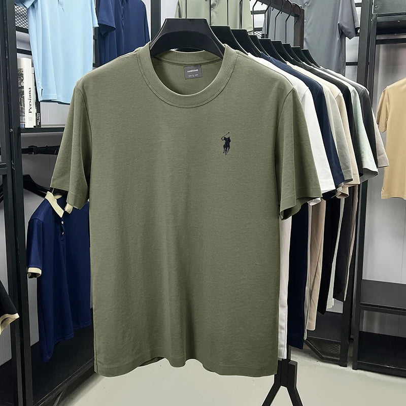 Men’s High-End Silky Cotton T-Shirt