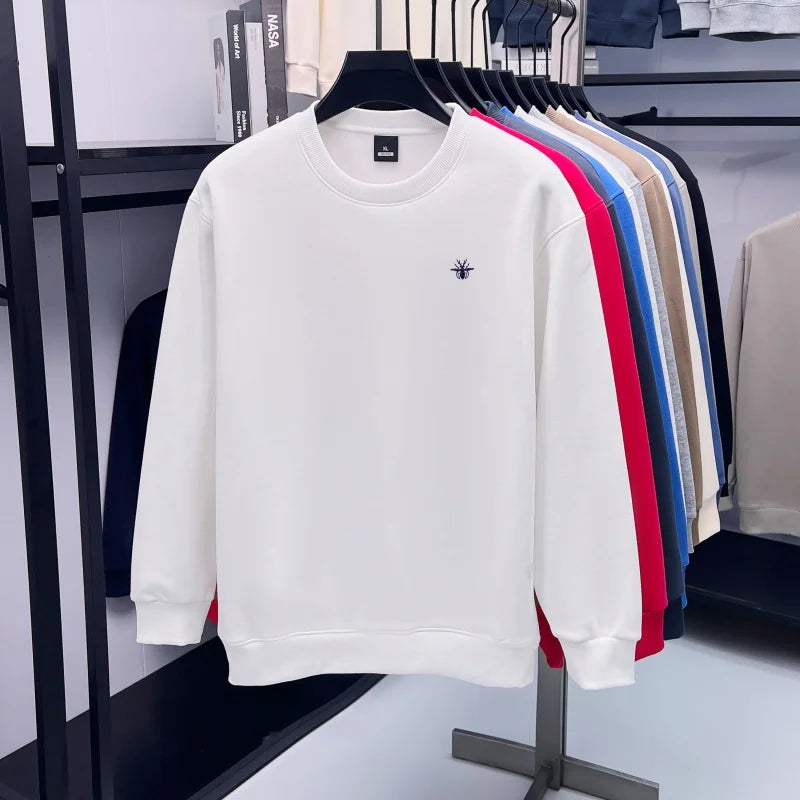 Men’s Luxury Crewneck Fleece Sweatshirt