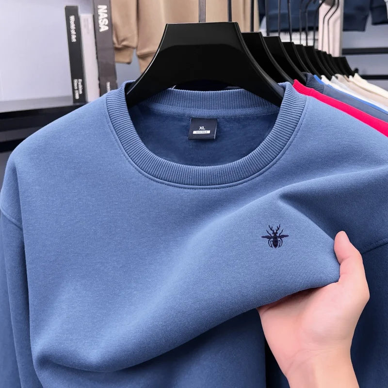 Men’s Luxury Crewneck Fleece Sweatshirt