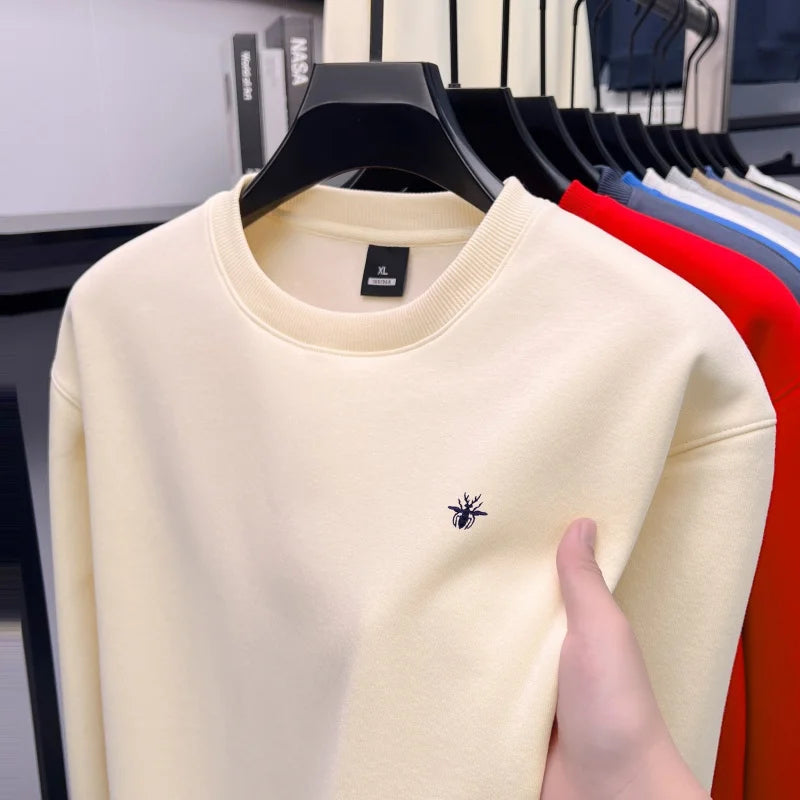 Men’s Luxury Crewneck Fleece Sweatshirt