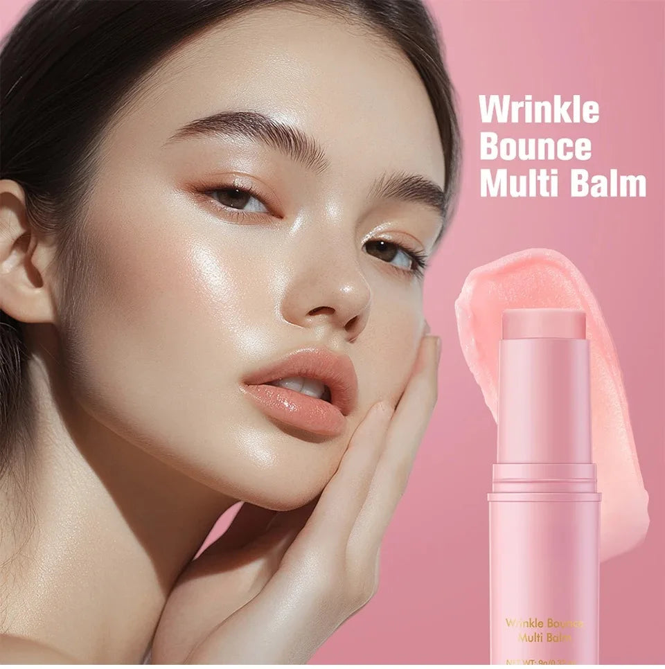 Korean Bounce Multi Balm Collagen Pink Stick