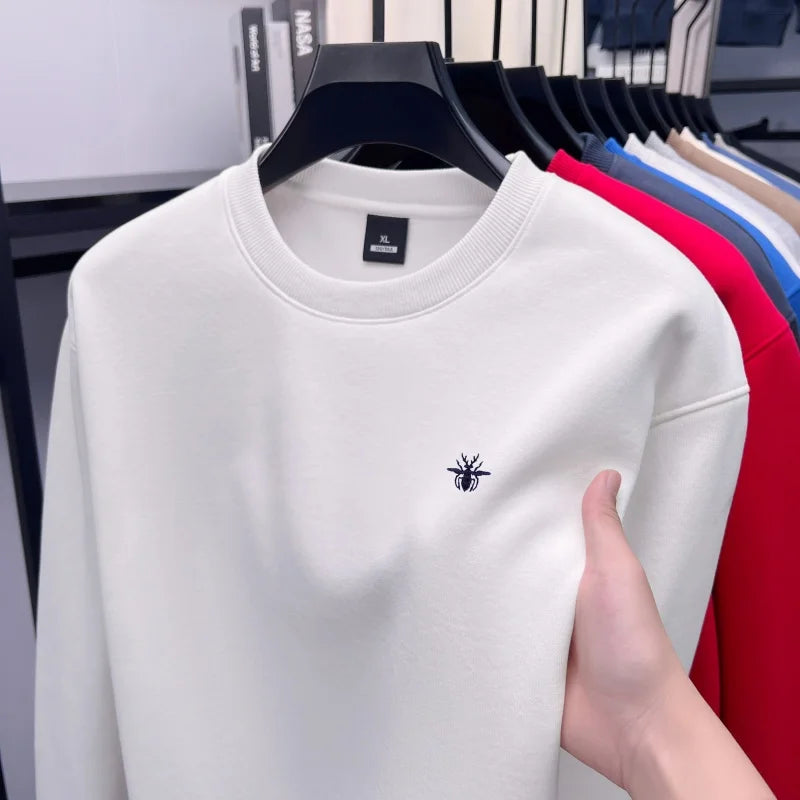 Men’s Luxury Crewneck Fleece Sweatshirt