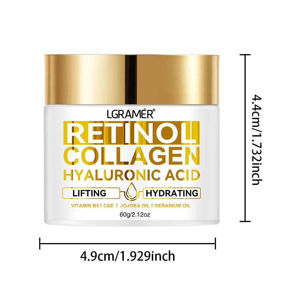 Luxury Retinol Face Cream with Collagen & Hyaluronic Acid