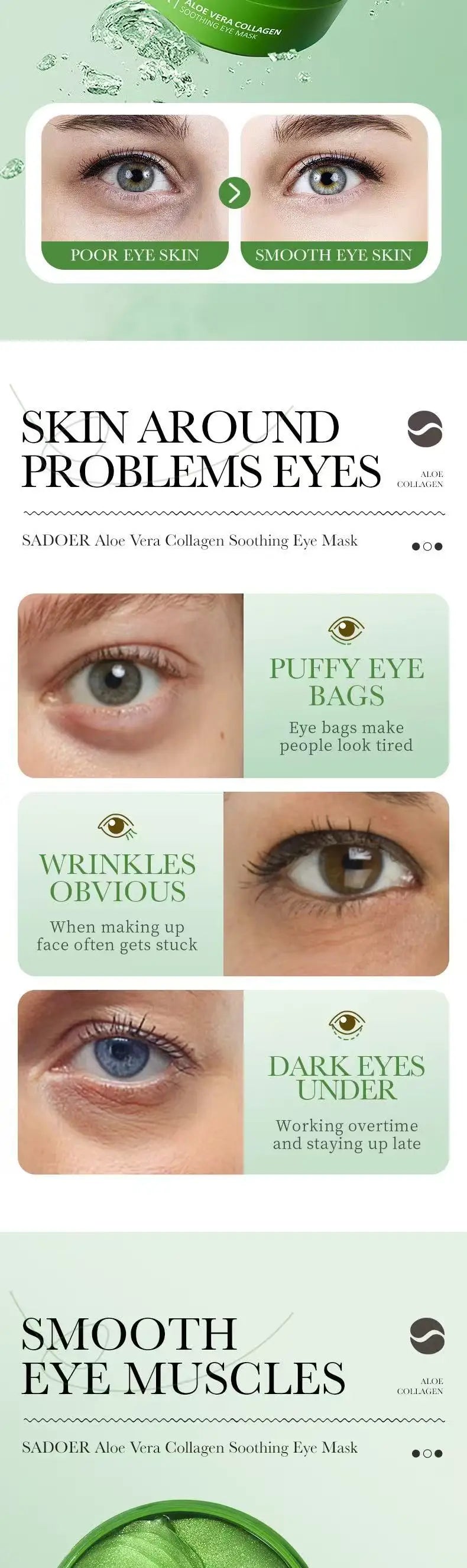 Aloe Vera Collagen Eye Mask