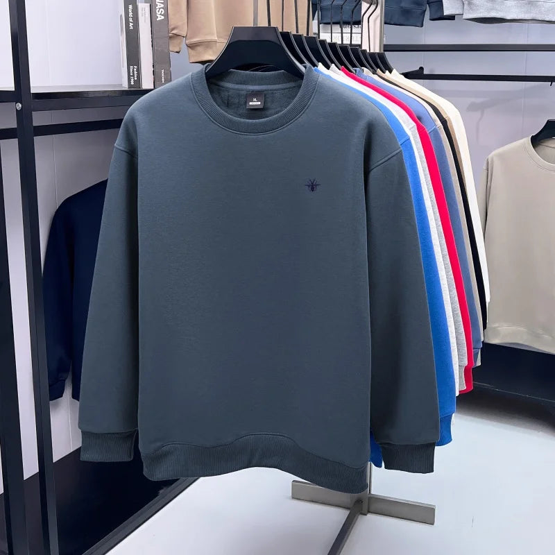 Men’s Luxury Crewneck Fleece Sweatshirt
