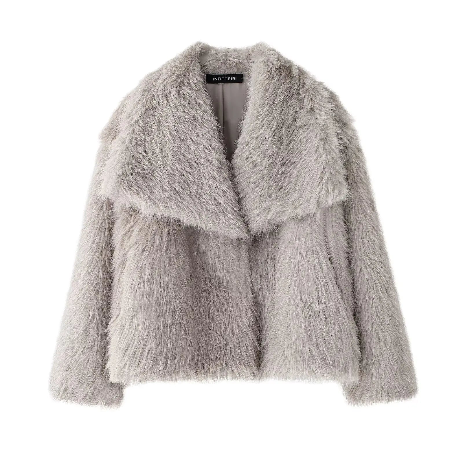 HH Women’s Luxury Cropped Faux Fur Jacket