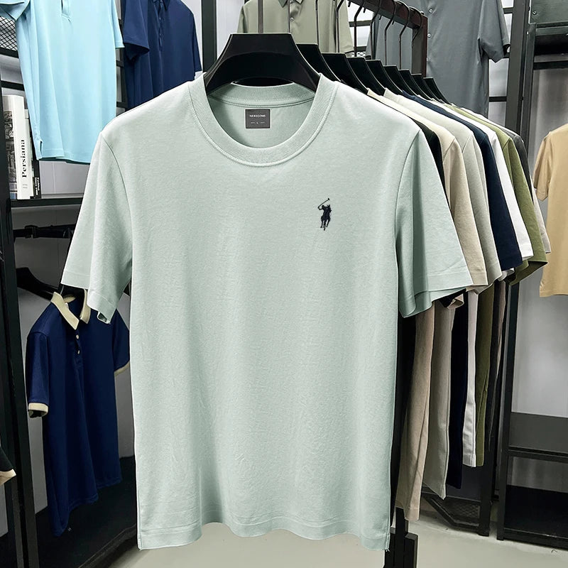 Men’s High-End Silky Cotton T-Shirt