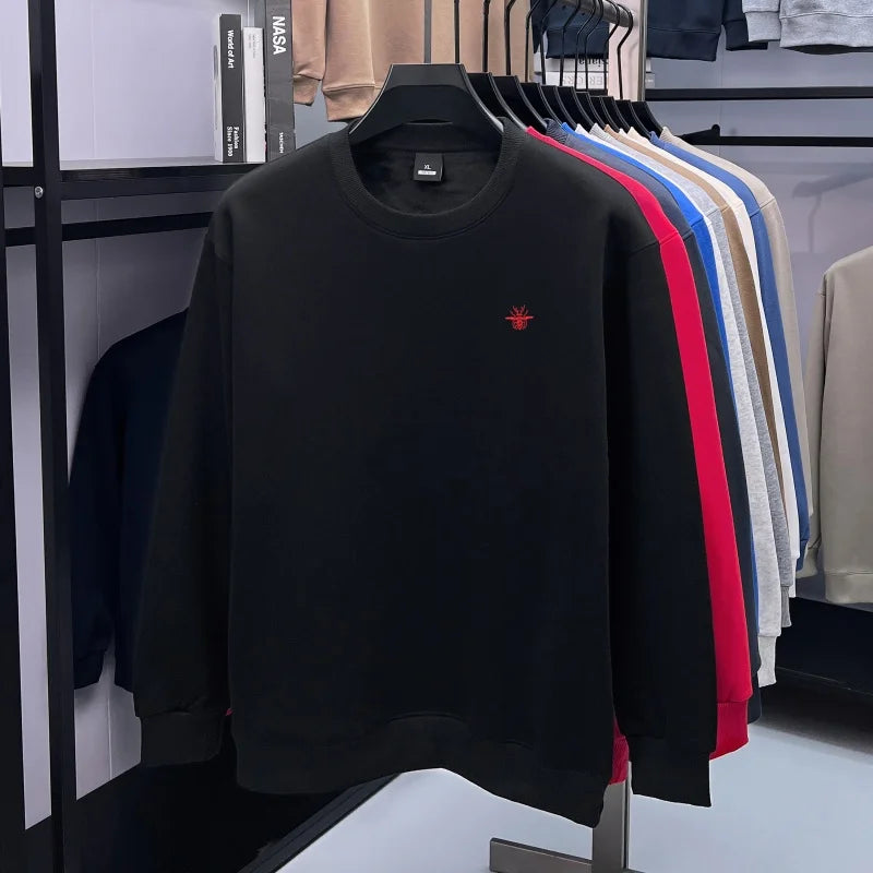 Men’s Luxury Crewneck Fleece Sweatshirt