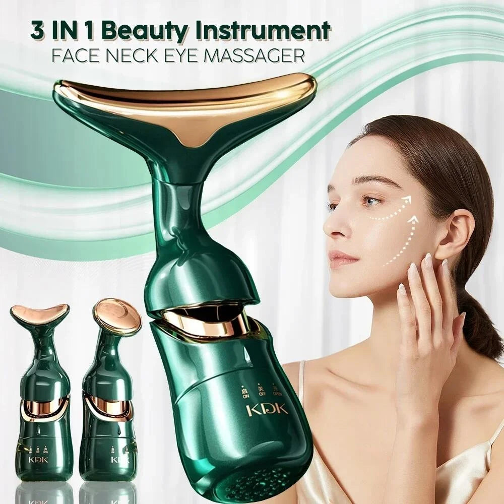 3-in-1 Luxury EMS Facial & Neck Lifting Device