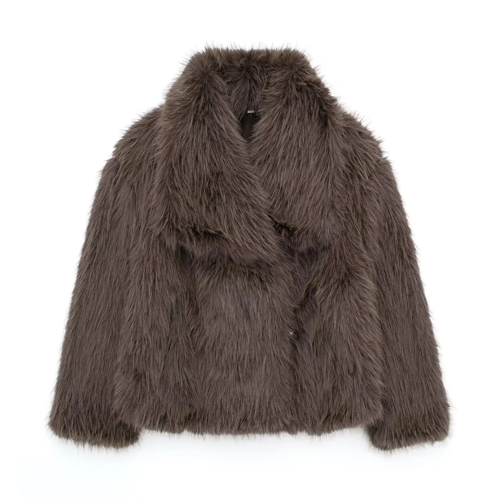 HH Women’s Luxury Cropped Faux Fur Jacket
