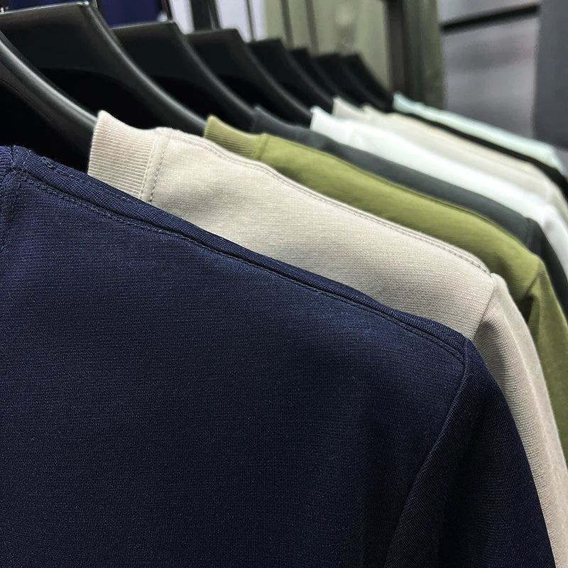 Men’s High-End Silky Cotton T-Shirt
