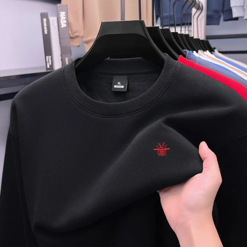 Men’s Luxury Crewneck Fleece Sweatshirt