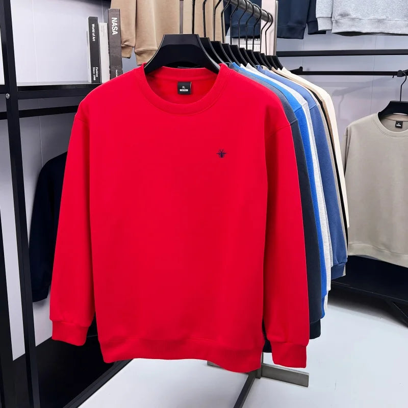 Men’s Luxury Crewneck Fleece Sweatshirt