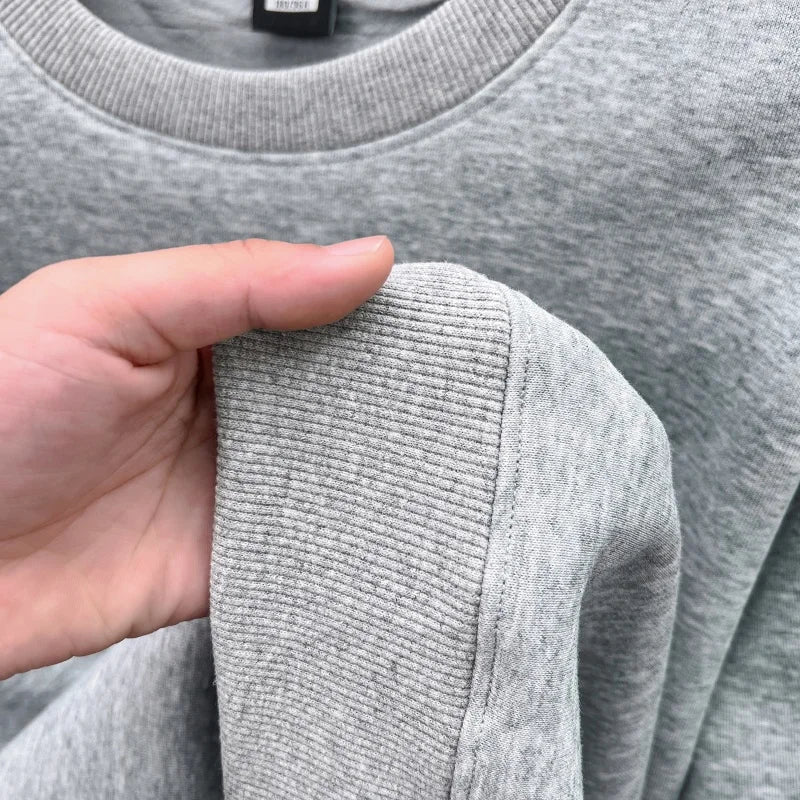 Men’s Luxury Crewneck Fleece Sweatshirt