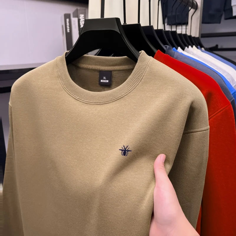 Men’s Luxury Crewneck Fleece Sweatshirt