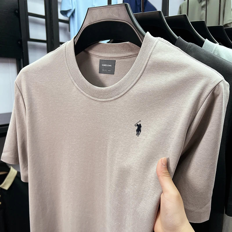 Men’s High-End Silky Cotton T-Shirt