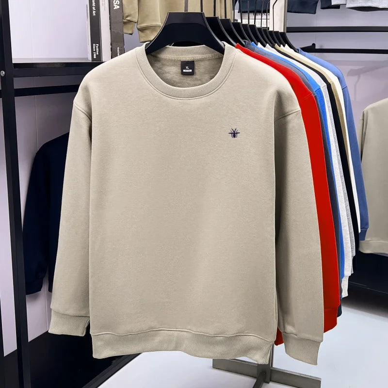 Men’s Luxury Crewneck Fleece Sweatshirt