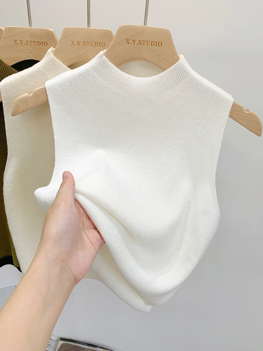 Top Knit Slim ElegânciaLuxo