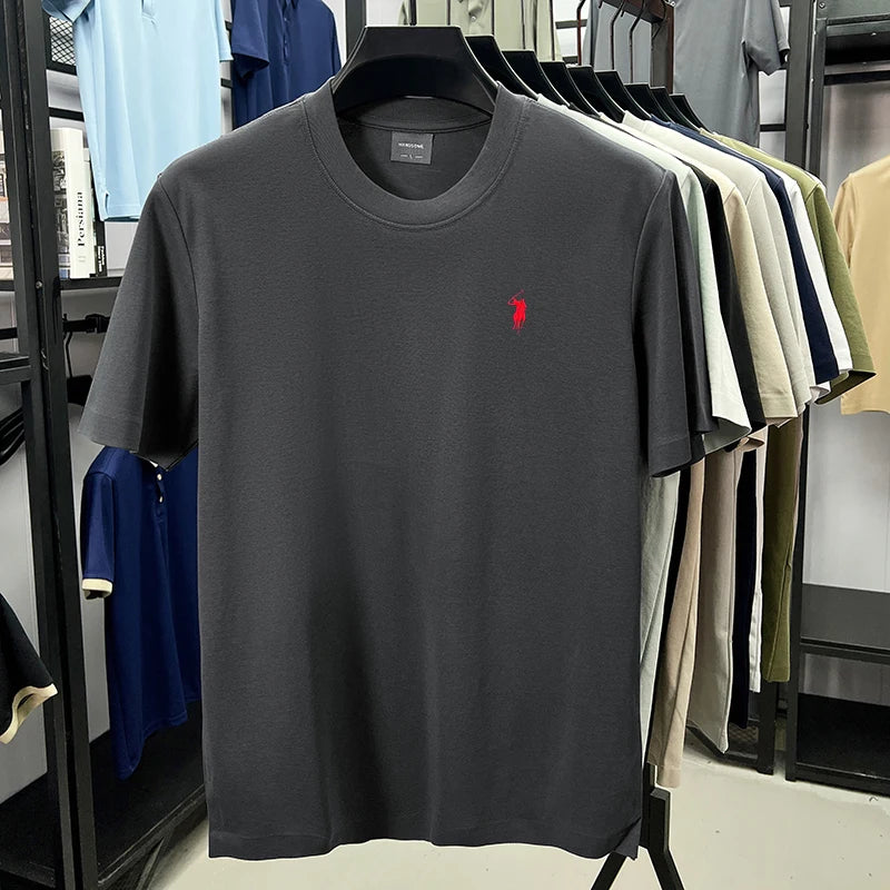 Men’s High-End Silky Cotton T-Shirt