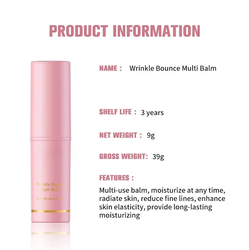 Korean Bounce Multi Balm Collagen Pink Stick