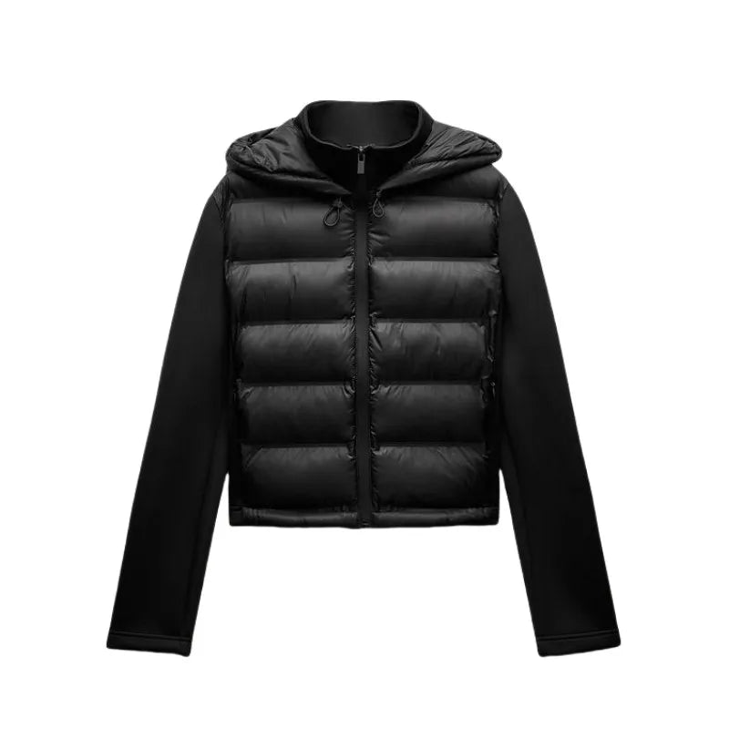 Women’s Lightweight Luxury Hooded Down Jacket