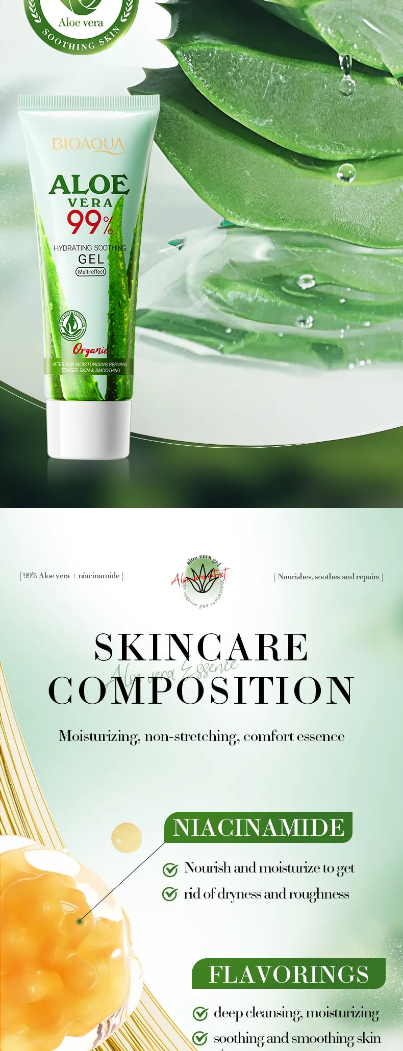BIOAOUA Luxury Soothing Aloe Vera Gel