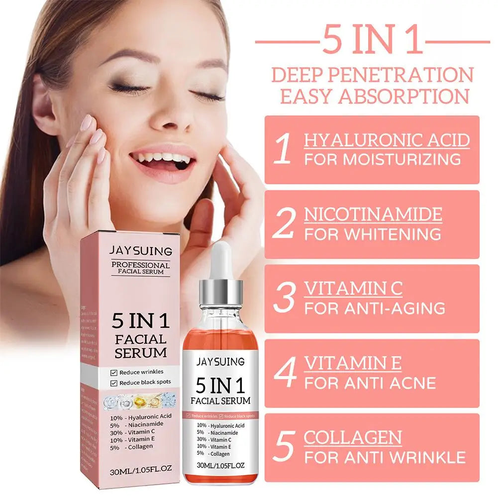 5-in-1 Luxury Vitamin C Facial Serum
