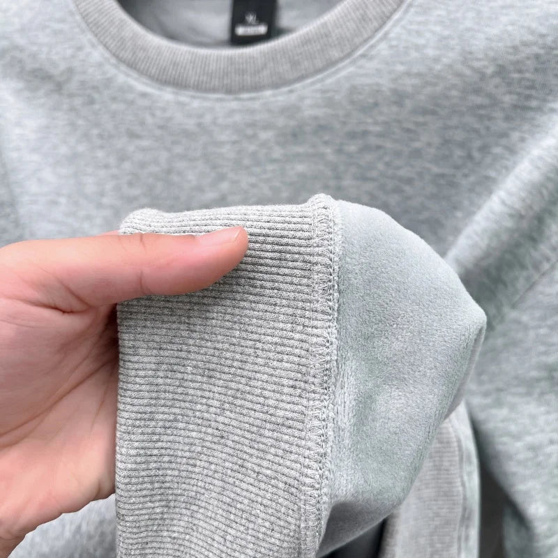 Men’s Luxury Crewneck Fleece Sweatshirt