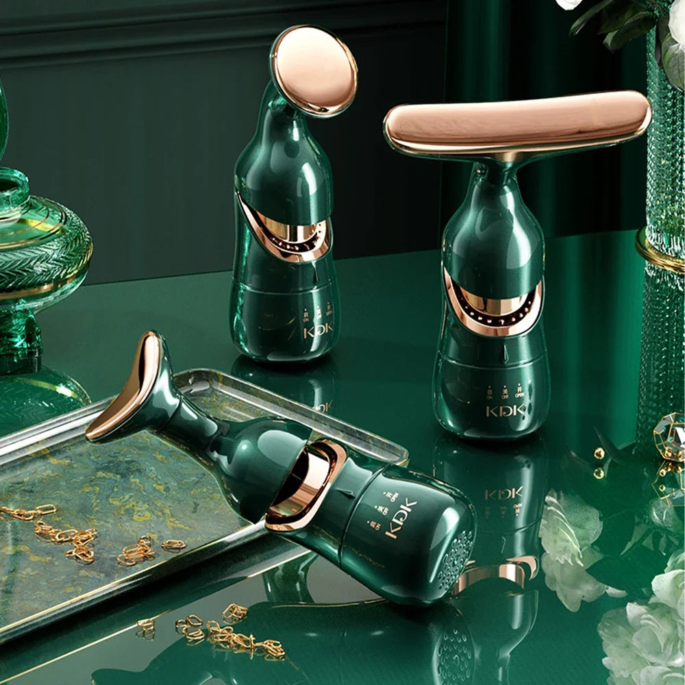 3-in-1 Luxury EMS Facial & Neck Lifting Device