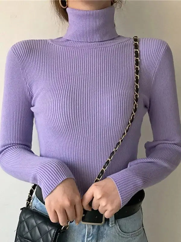 Heliar Premium Cashmere-Blend Turtleneck Sweater