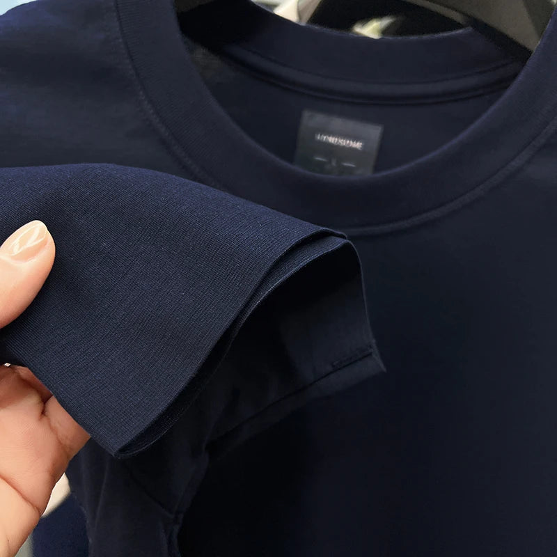 Men’s High-End Silky Cotton T-Shirt