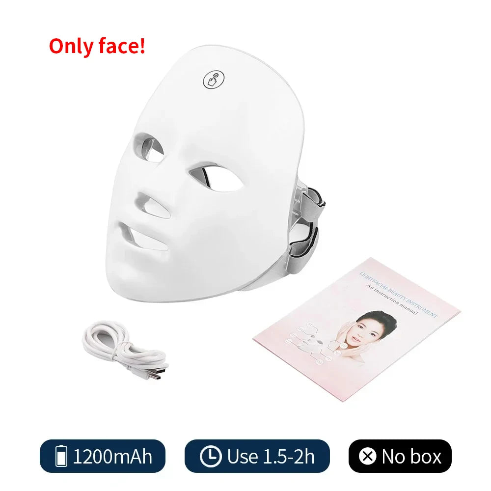 Wireless 7-Color LED Photon Beauty Mask