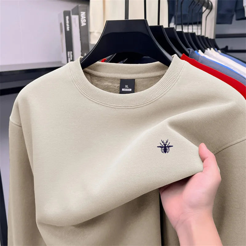 Men’s Luxury Crewneck Fleece Sweatshirt