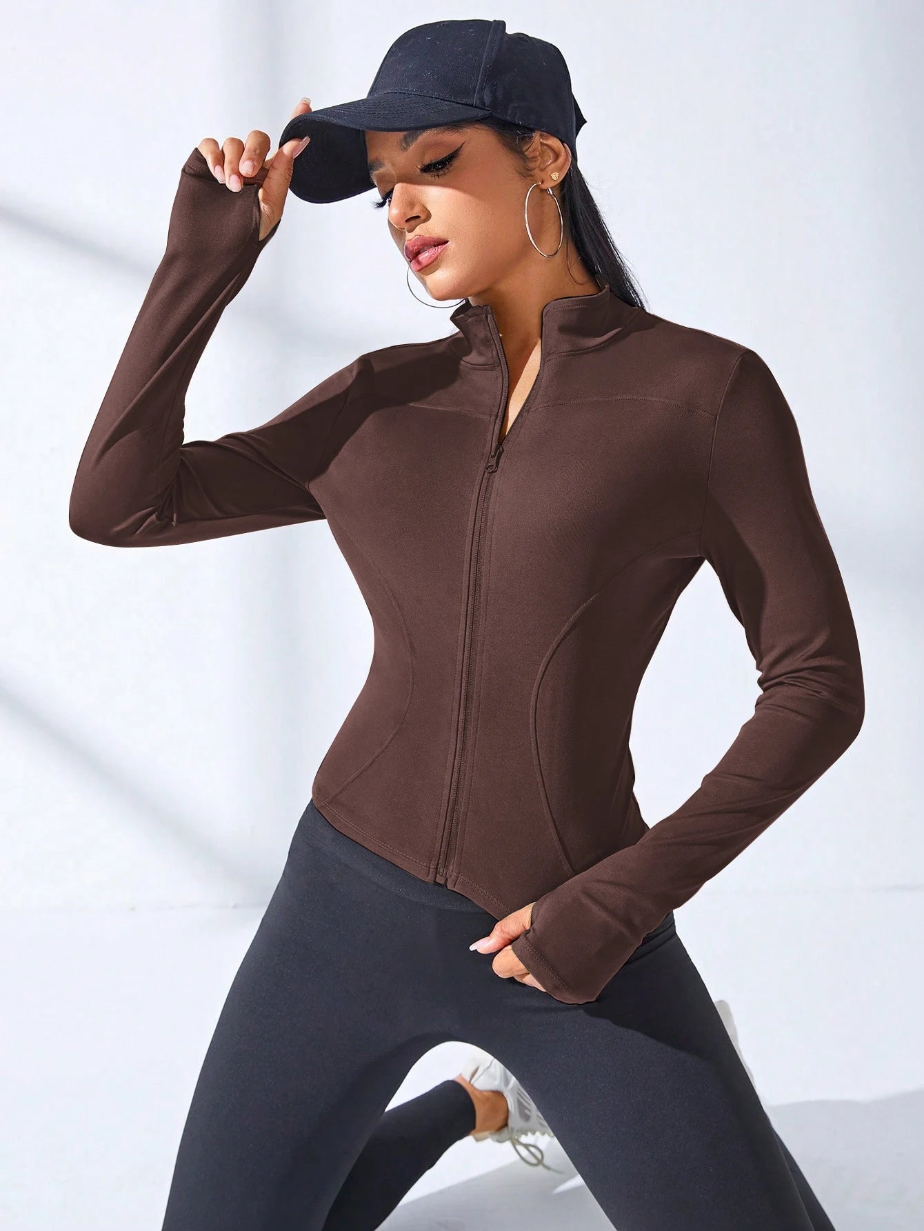 Slimming Body-Sculpt Zipper Jacket