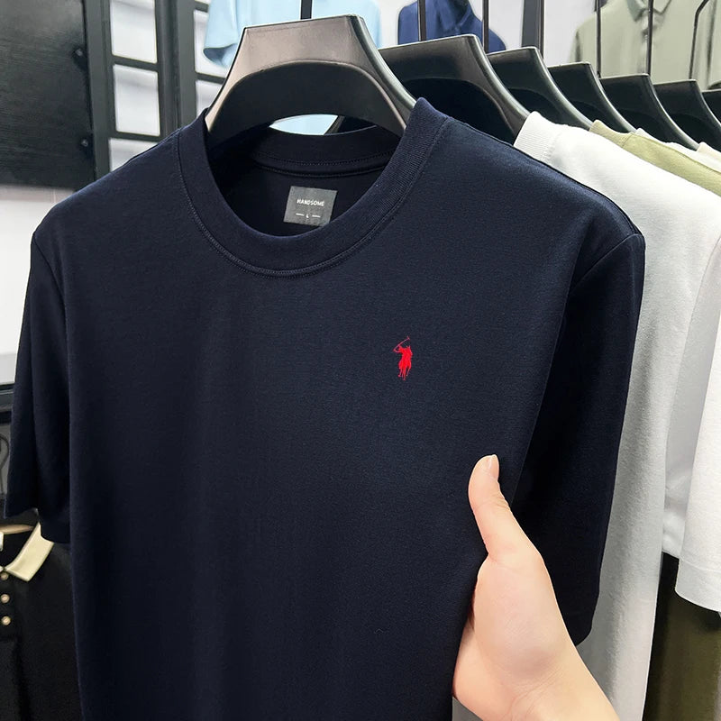 Men’s High-End Silky Cotton T-Shirt