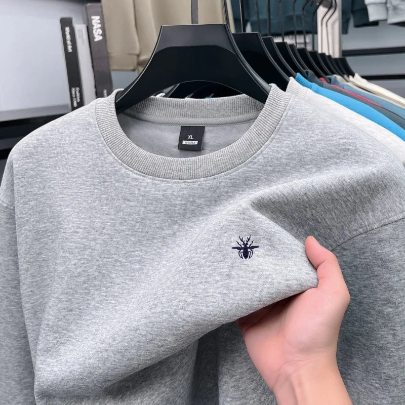 Men’s Luxury Crewneck Fleece Sweatshirt