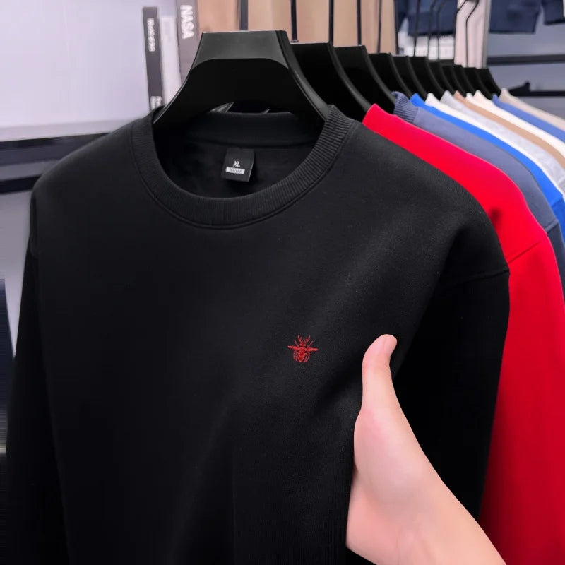 Men’s Luxury Crewneck Fleece Sweatshirt